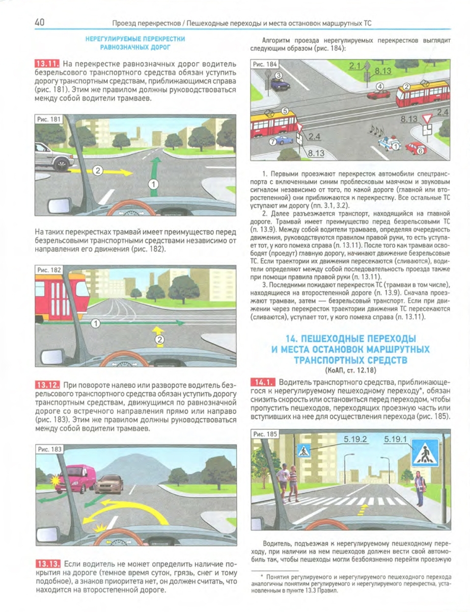Правила проезда пешеходного