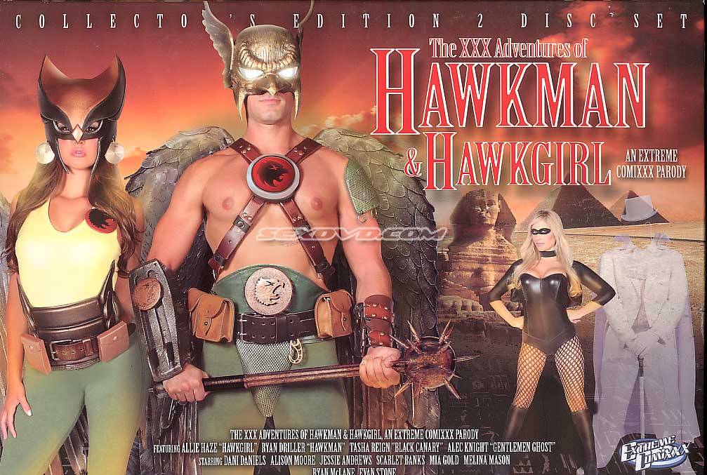 XXX Adventures Of Hawkman & Hawkgirl / Порноприключения Человека-Ястреба и его бабы