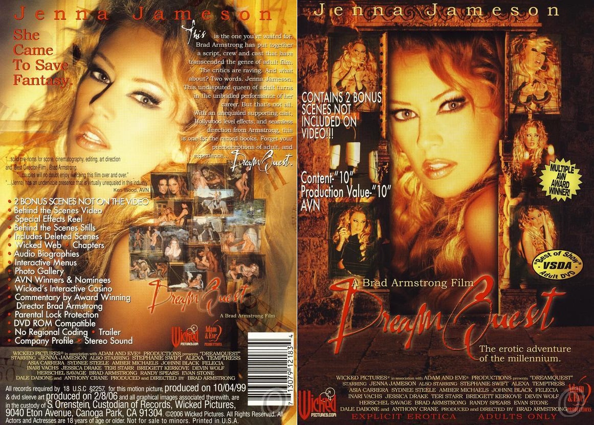 Dream Quest / В поисках мечты     Jenna Jameson, Asia Carrera, Stephanie Swift, Alexa Rae, Amber Michaels, Bridgette Kerkove, Felecia, Inari Vachs