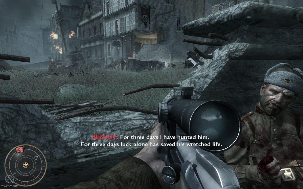 Раскладка кал оф дьюти. Call of Duty 1 самая первая миссия.